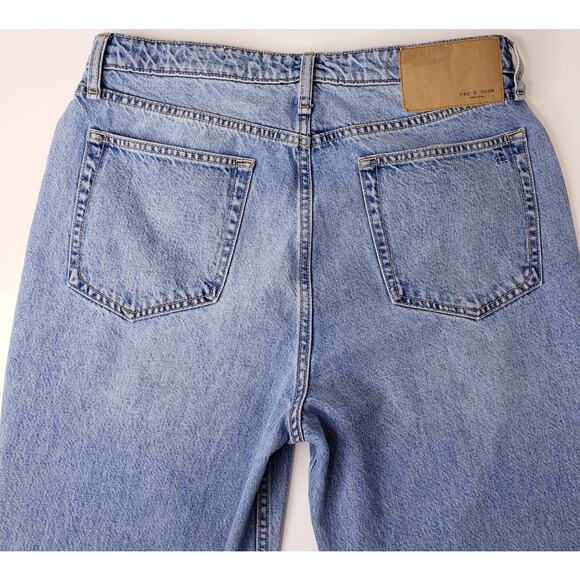 RAG & BONE Alex High-Rise Straight Jeans Button Fly Color-Lucy Women's 31 ~VGUC - Picture 8 of 12
